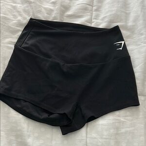 Gymshark Black Skorts High-Waisted Moisture-Wicking